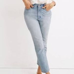 Madewell Jeans Womens 28 Blue Curvy Perfect Vintage Light Wash High Waist 30x28